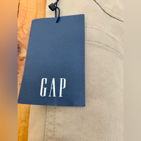 NWT Gap Mens 5 Pocket Pants 34 X 32 Chinchilla Color Stretch Slim Fit Classic - Picture 4 of 7